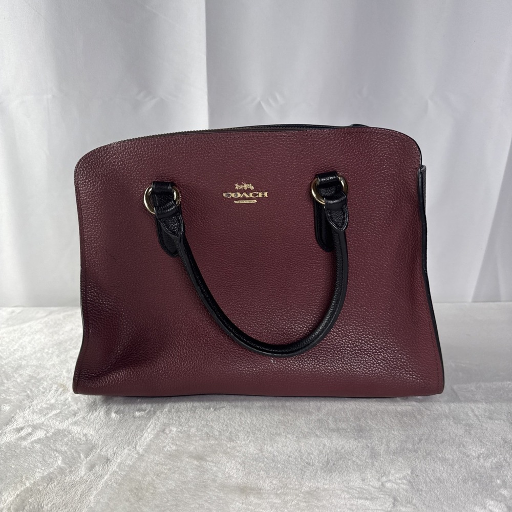 COACH 76089 Channing Carryall Handbag in Vintage Mauve Multi Colorblock design